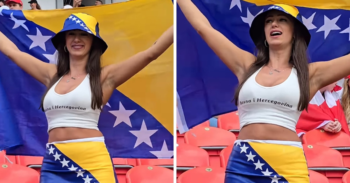 VIDEO Navijačica BiH ukrala pažnju na tribinama u Torontu