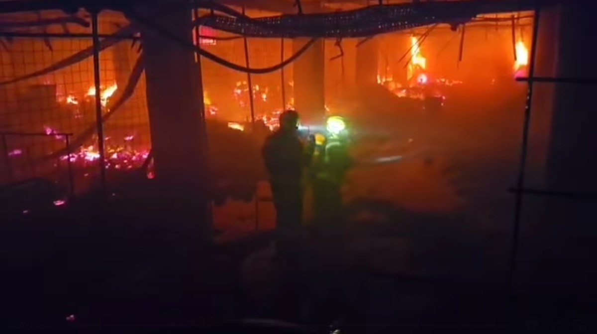 VIDEO Vatrogasci objavili snimku iz ogromnog požara u Blatu