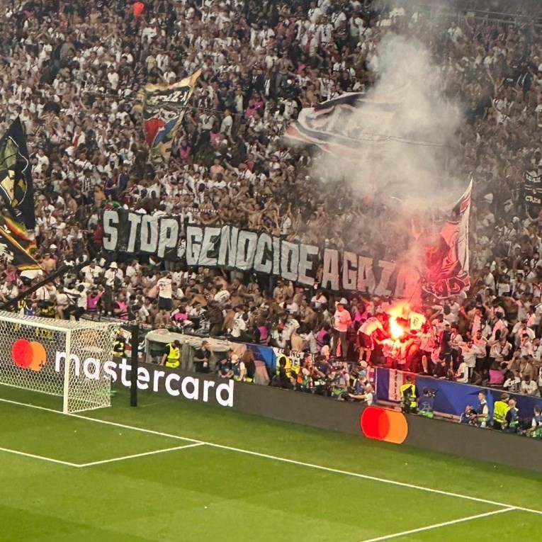 VIDEO Poruka navijača PSG-a u finalu Lige prvaka: "Zaustavite genocid u Gazi"