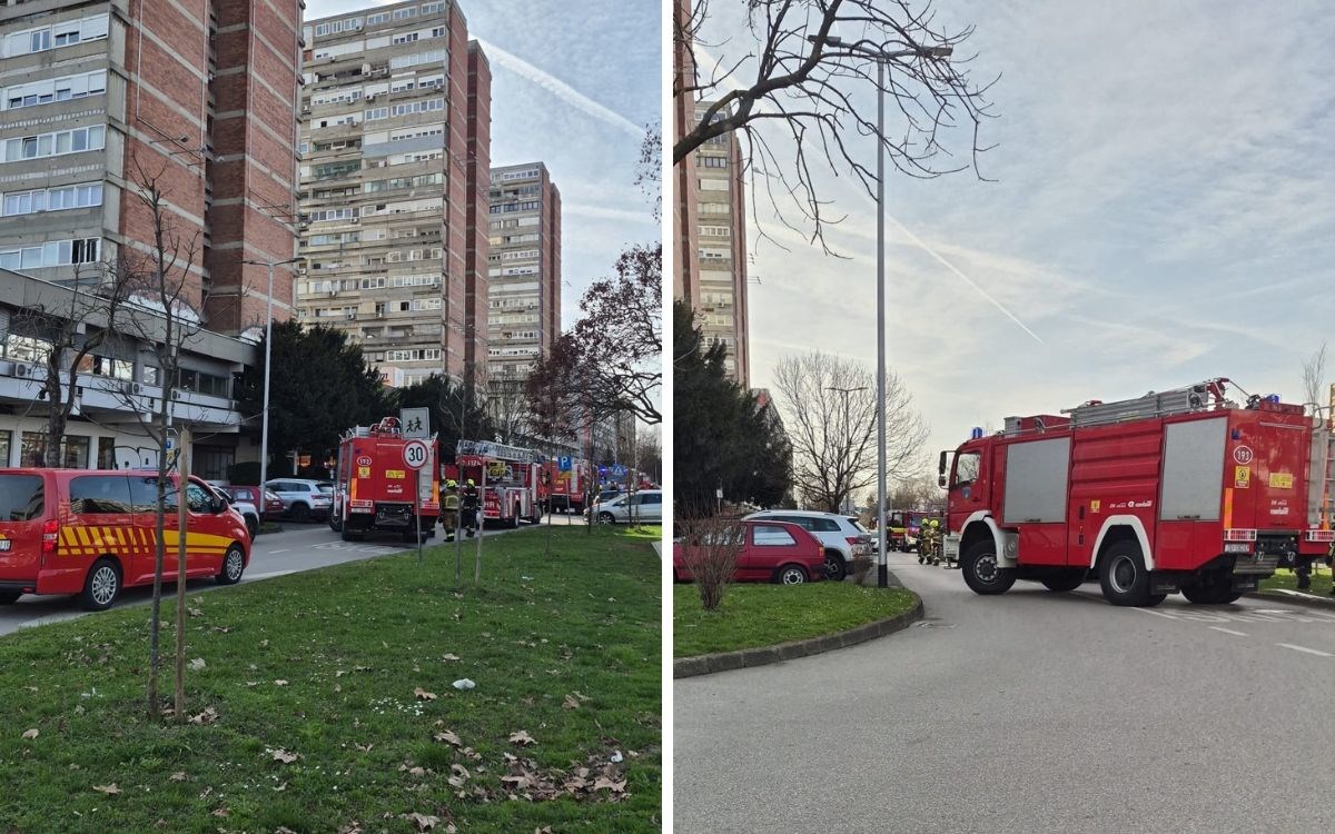 Manji požar u stanu na zagrebačkoj Savici, vatrogasci ga brzo ugasili