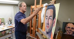 George W. Bush slika portrete američkih imigranata, sprema knjigu o njima