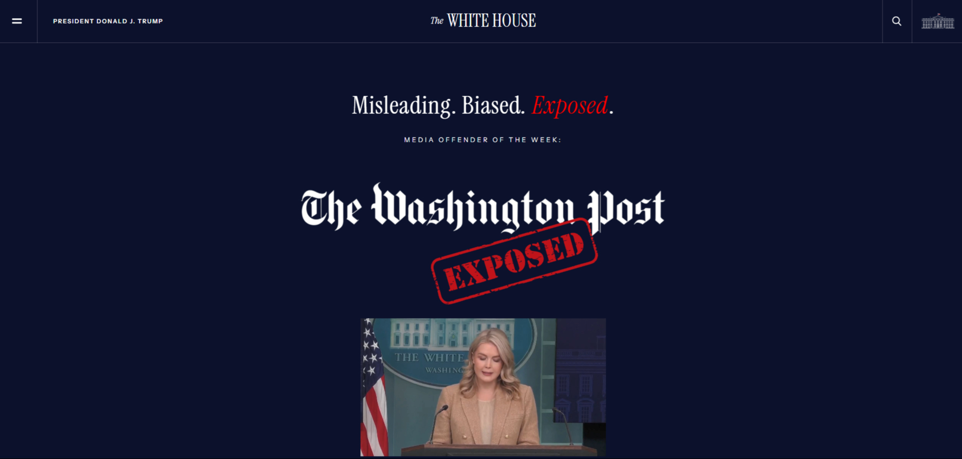 Trump pokrenuo bizarnu web stranicu, bira "prijestupnika tjedna"