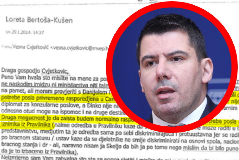 Grmoja objavio mail: "Evo dokaza za prevaru i izvlačenje novca u veleposlanstvima"