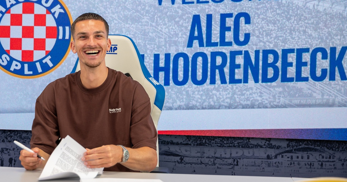 Alec van Hoorenbeeck novi je igrač Hajduka