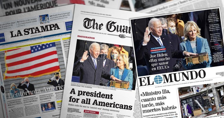 Pogledajte naslovnice svjetskih medija o Bidenovoj inauguraciji