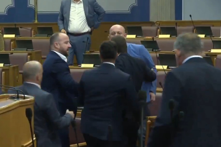 VIDEO Zamalo obračun u Skupštini Crne Gore. Ministar krenuo na zastupnika