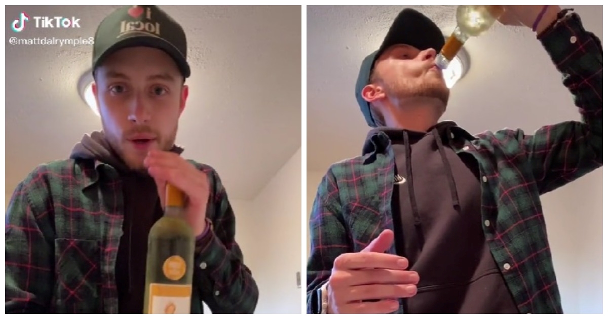 Tiktoker pokazao genijalan trik za pijenje vina ravno iz boce, video je postao hit