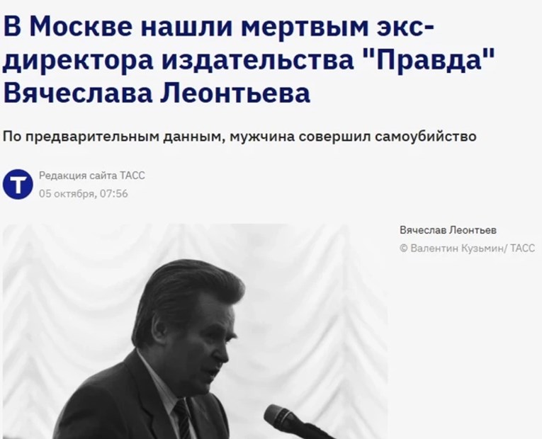 Ruski medijski mogul nađen mrtav, bacio se kroz prozor?