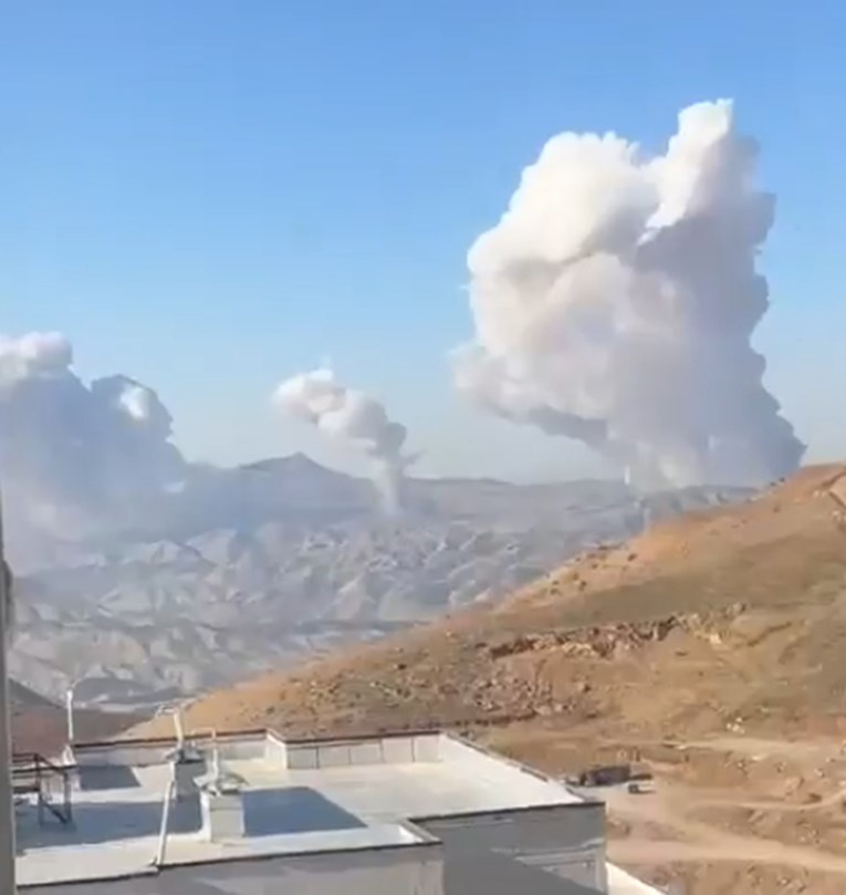 VIDEO Ogromni stupovi dima kod Teherana