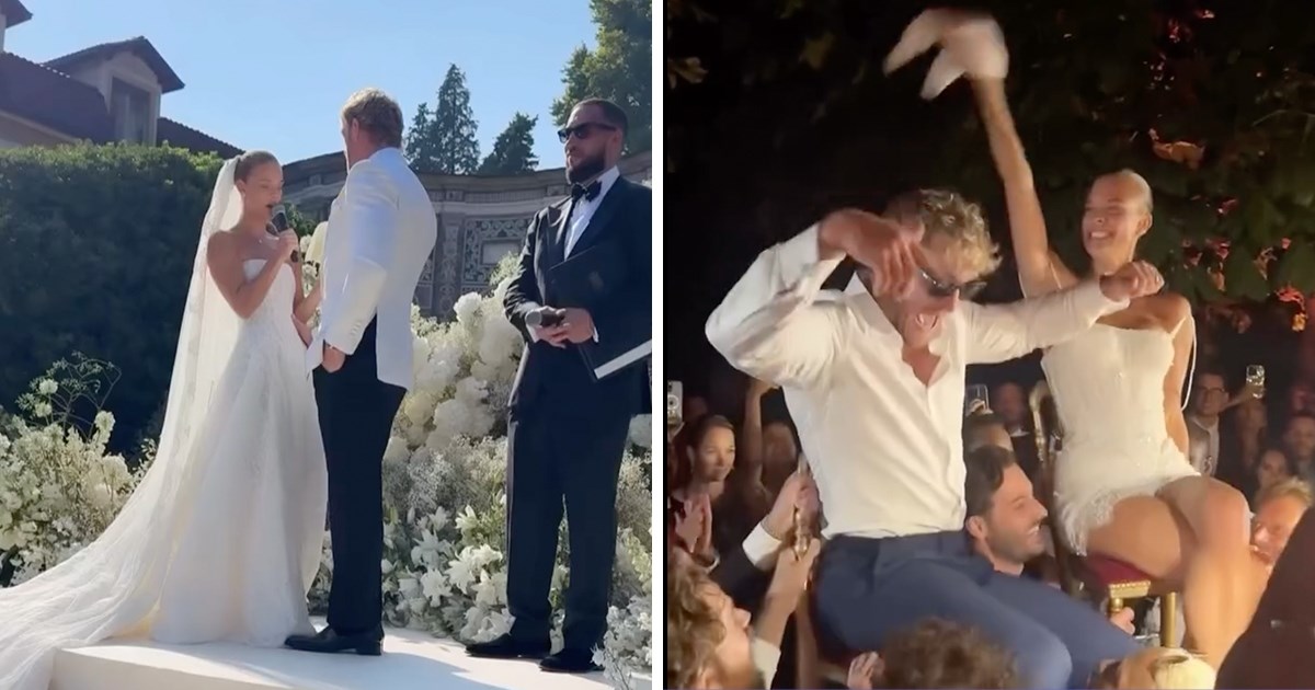Logan Paul oženio dansku manekenku na jezeru Como, pogledajte kako je bilo