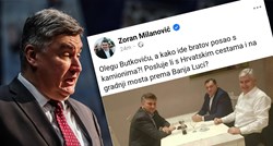 Milanović objavio fotku Dodika i Plenkovića: Oleg, kako ide bratov posao s kamionima?