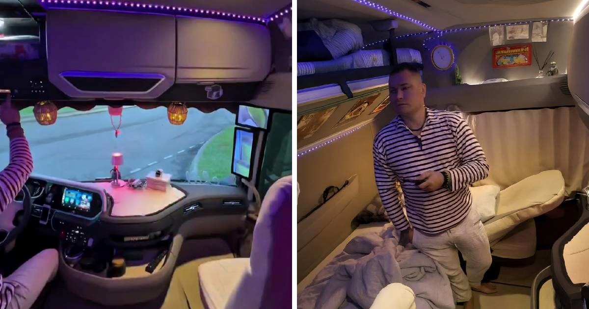 Vozač kamiona pokazao gdje spava pa začudio mnoge