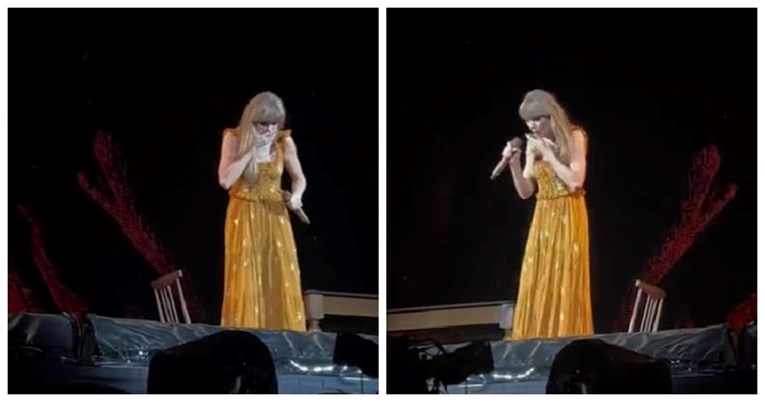 Taylor Swift usred koncerta progutala bubu, video je postao viralan