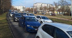 VIDEO Ogromna kolona u Zagrebu: "Tri sata se vozim od Vrapča do Jadranskog mosta"