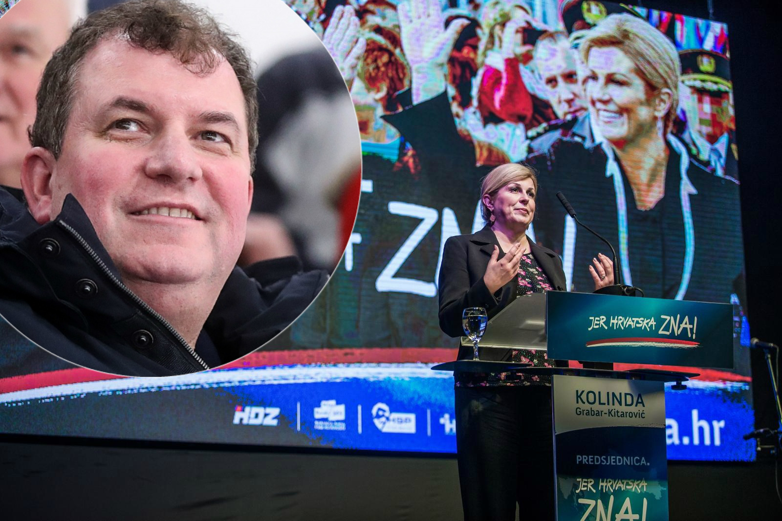 Kolinda u Osijeku: "Jakova nema jer brine o obitelji"; Jakov bio na utakmici