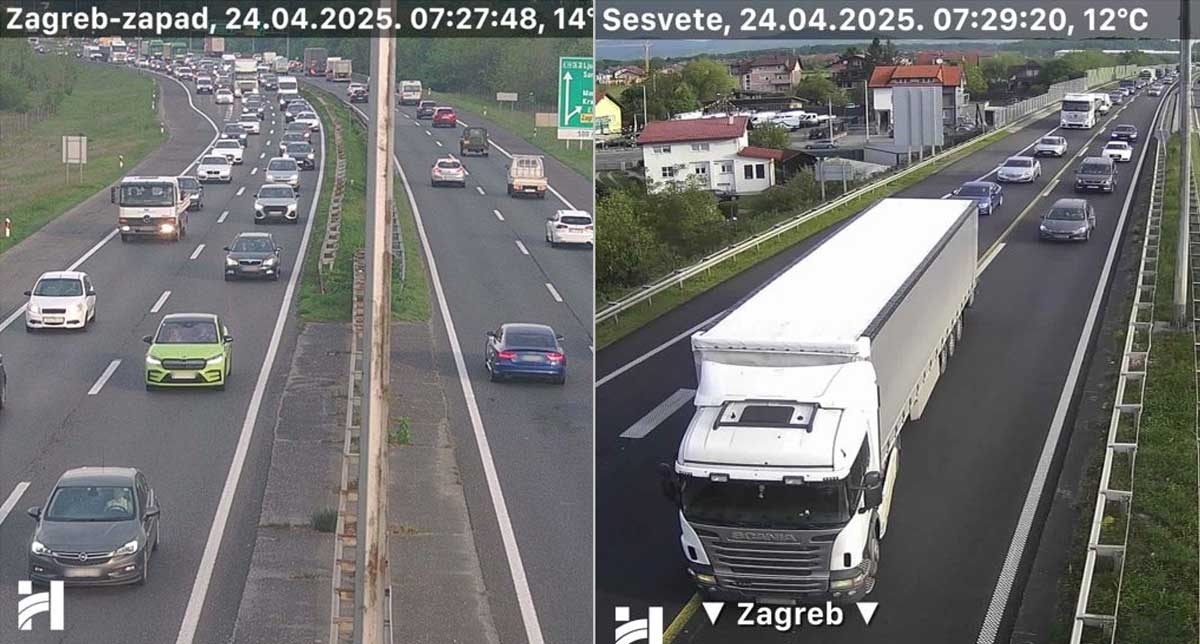 Gužve, povremeno i zastoji na zagrebačkoj i riječkoj obilaznici