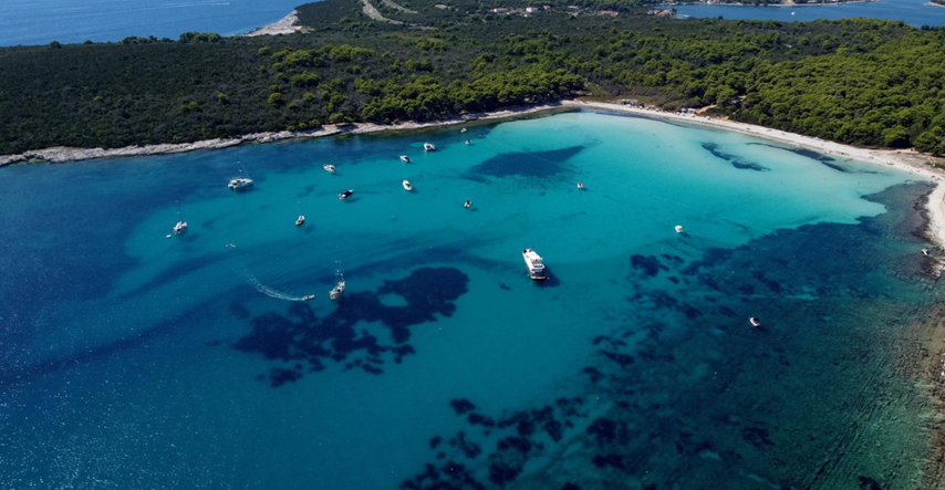 FOTO Ovako iz zraka izgleda hrvatska plaža koju mnogi smatraju jednom od najljepših