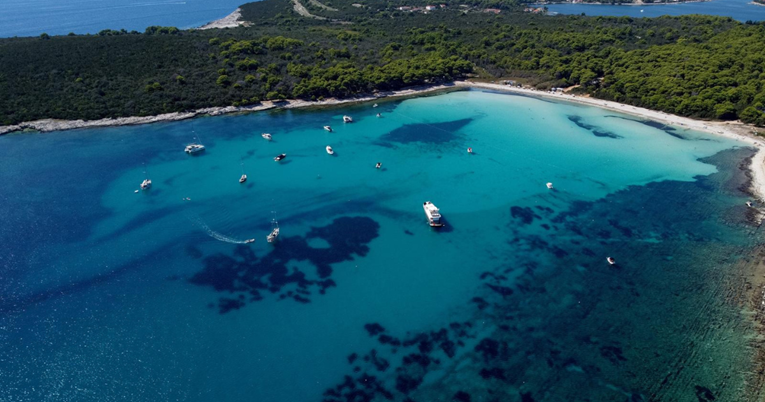 FOTO Ovako iz zraka izgleda hrvatska plaža koju mnogi smatraju jednom od najljepših