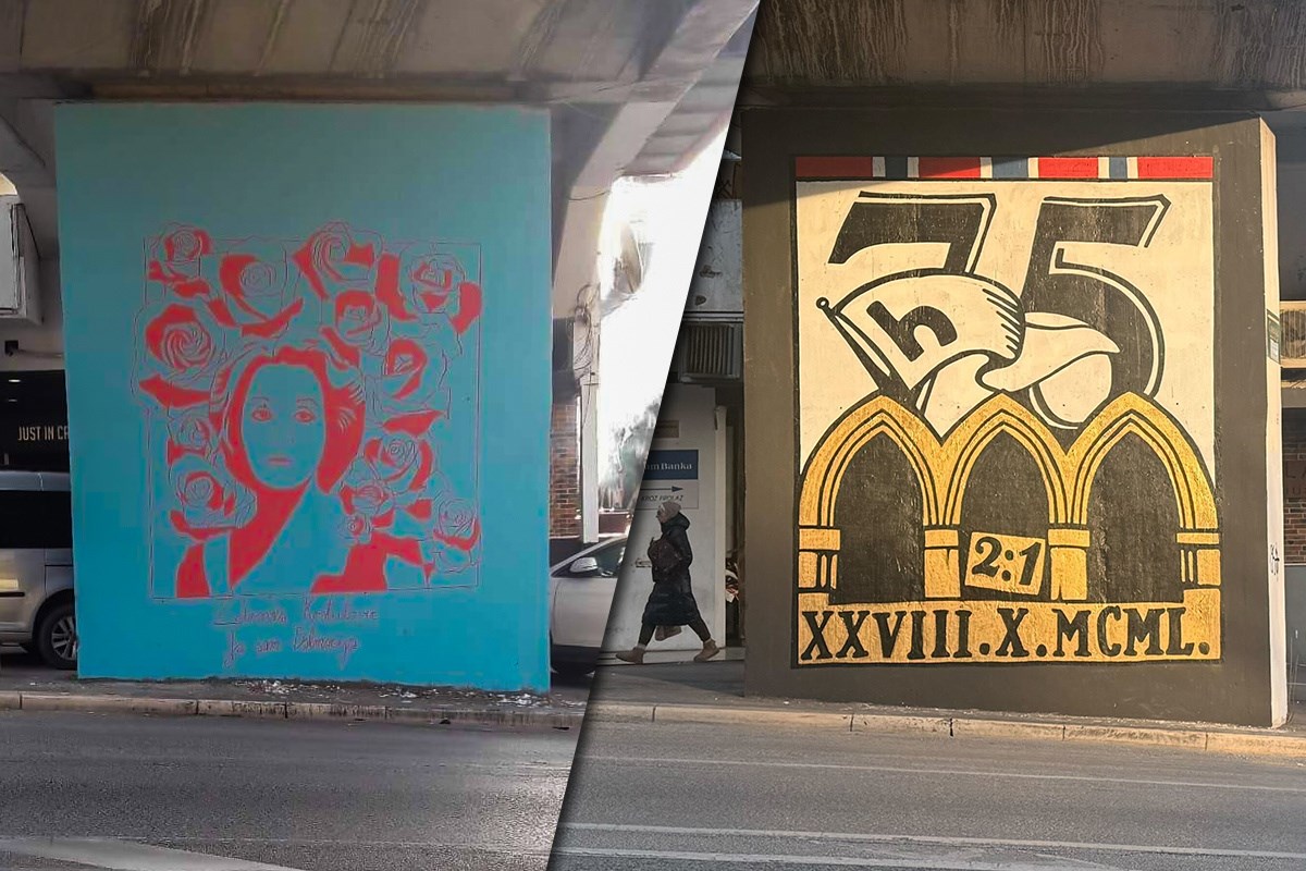 Torcida preslikala mural glumice koju smatraju vječnim simbolom Splita