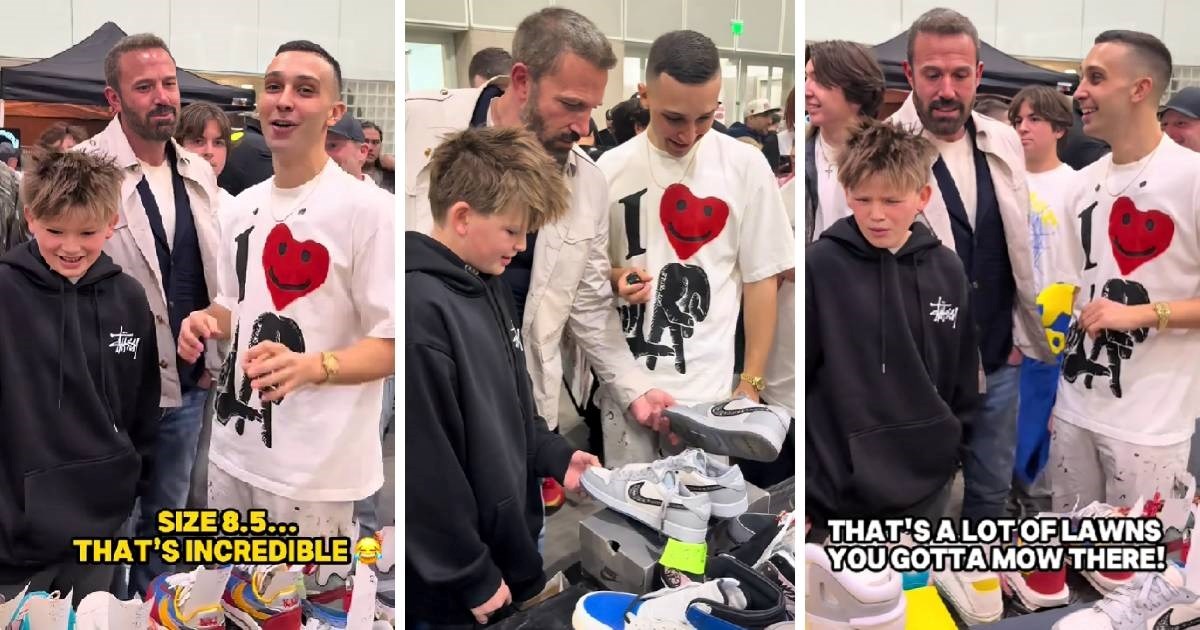 Ben Affleck sinu (13): Hoćeš tenisice od 6000 dolara? Morat ćeš puno kositi za njih