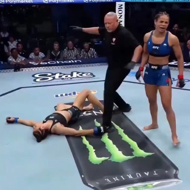 VIDEO Nevjerojatne scene u UFC-u. Borkinja glumila da je nokautirana?