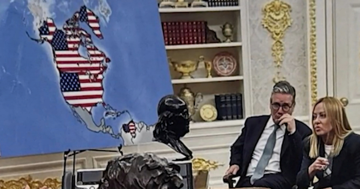 Pogledajte kartu koju je objavio Trump. Kanada, Grenland i Kuba označeni kao američki