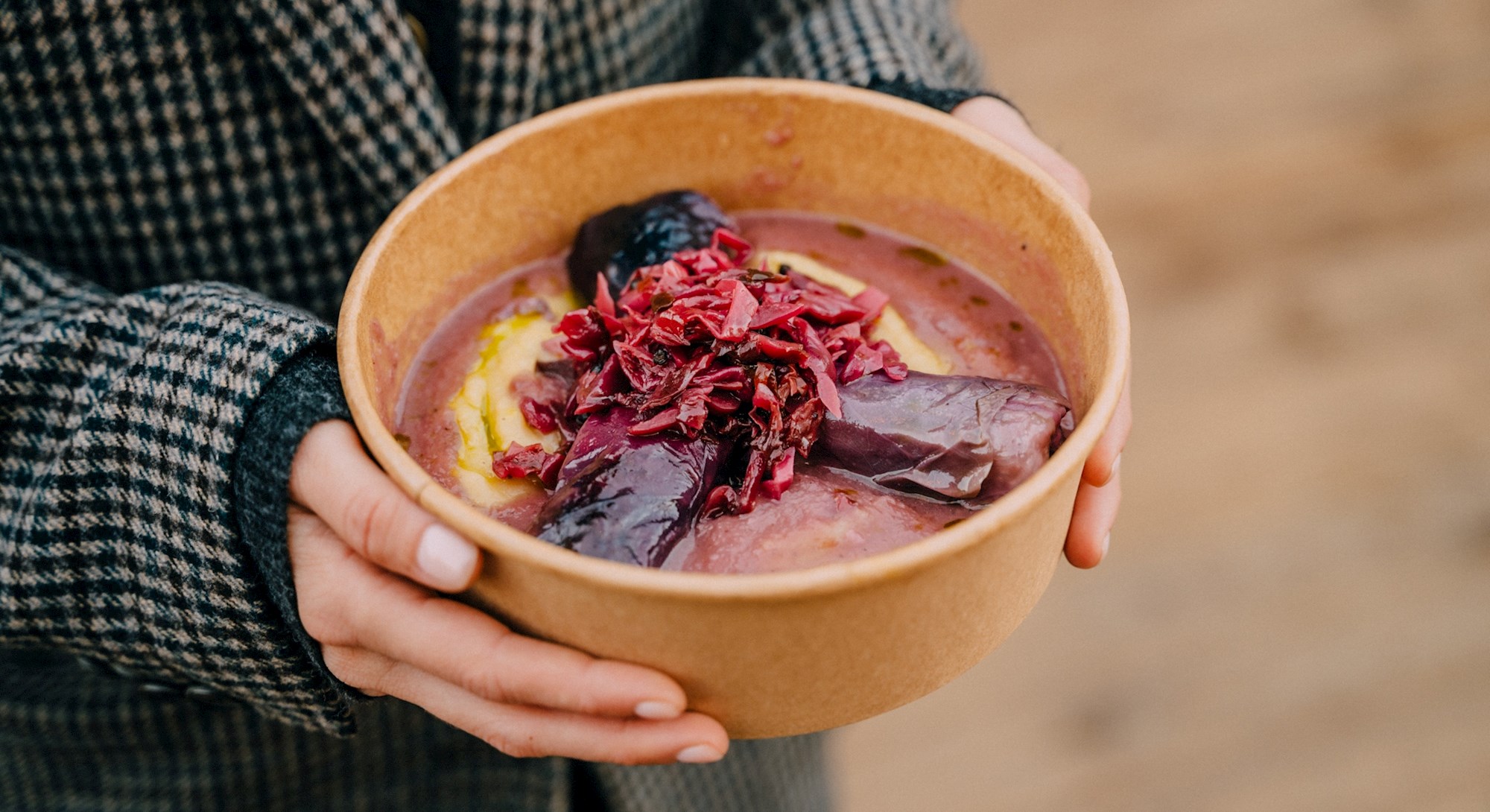 Imamo recept za Beg's Purple Haze sarmice od ljubičastog kupusa s kremom od krumpira