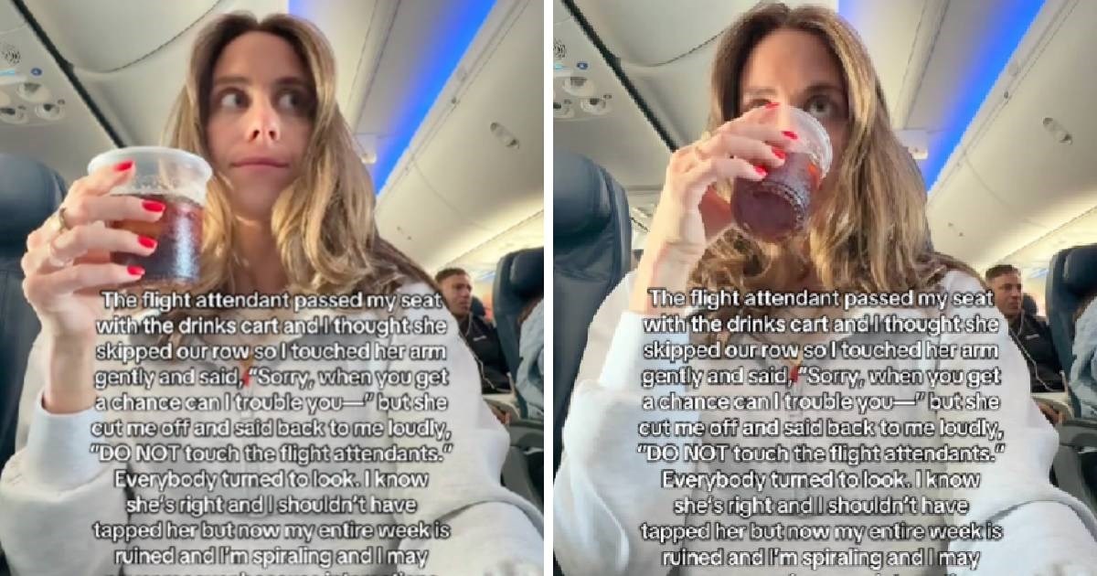Djevojka dodirnula stjuardesu tijekom leta, ona ju osramotila pred svim putnicima