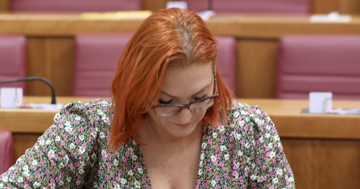 Zastupnica se u saboru pojavila u zanimljivoj cvjetnoj haljini