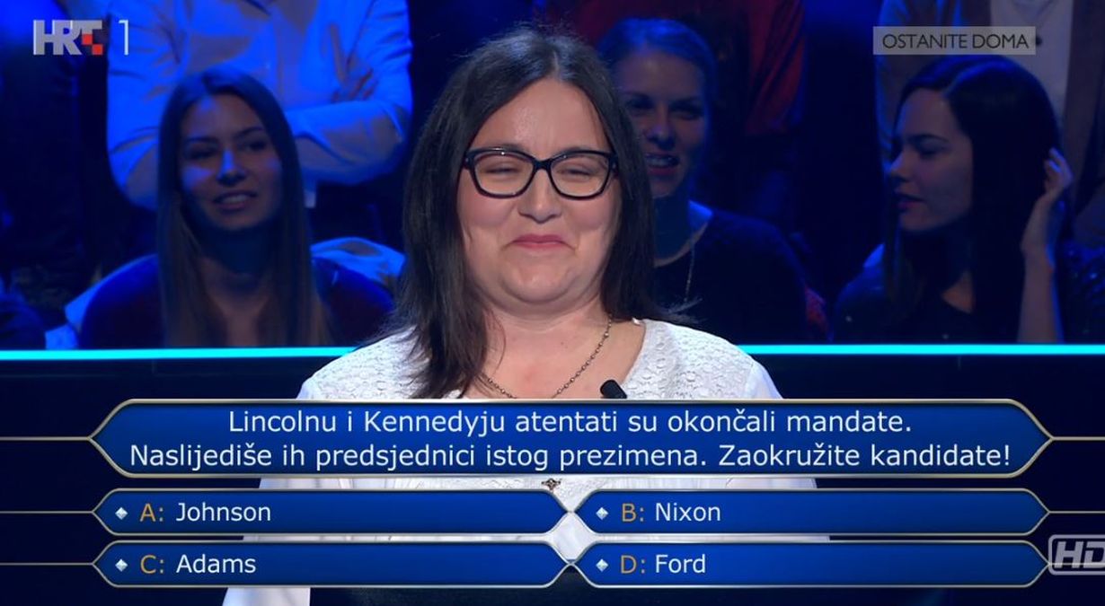 Zbog ovog pitanja iskoristila je sva tri džokera, znate li vi odgovor?