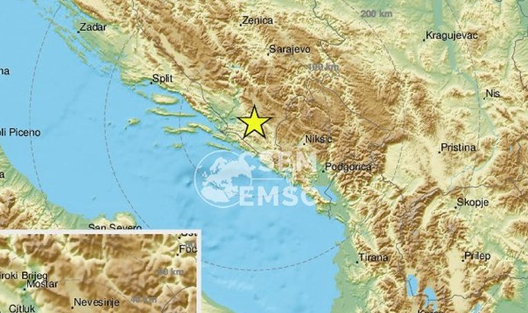 Snažan potres osjetio se u Dalmaciji, ljudi istrčali iz kuća: "Brutalno je treslo"