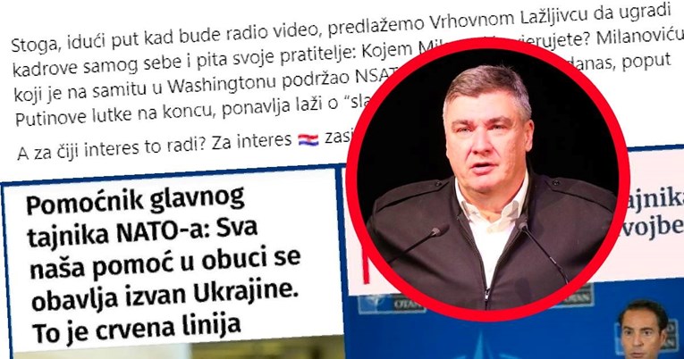 HDZ: NATO je demantirao Vrhovnog Lažljivca Milanovića