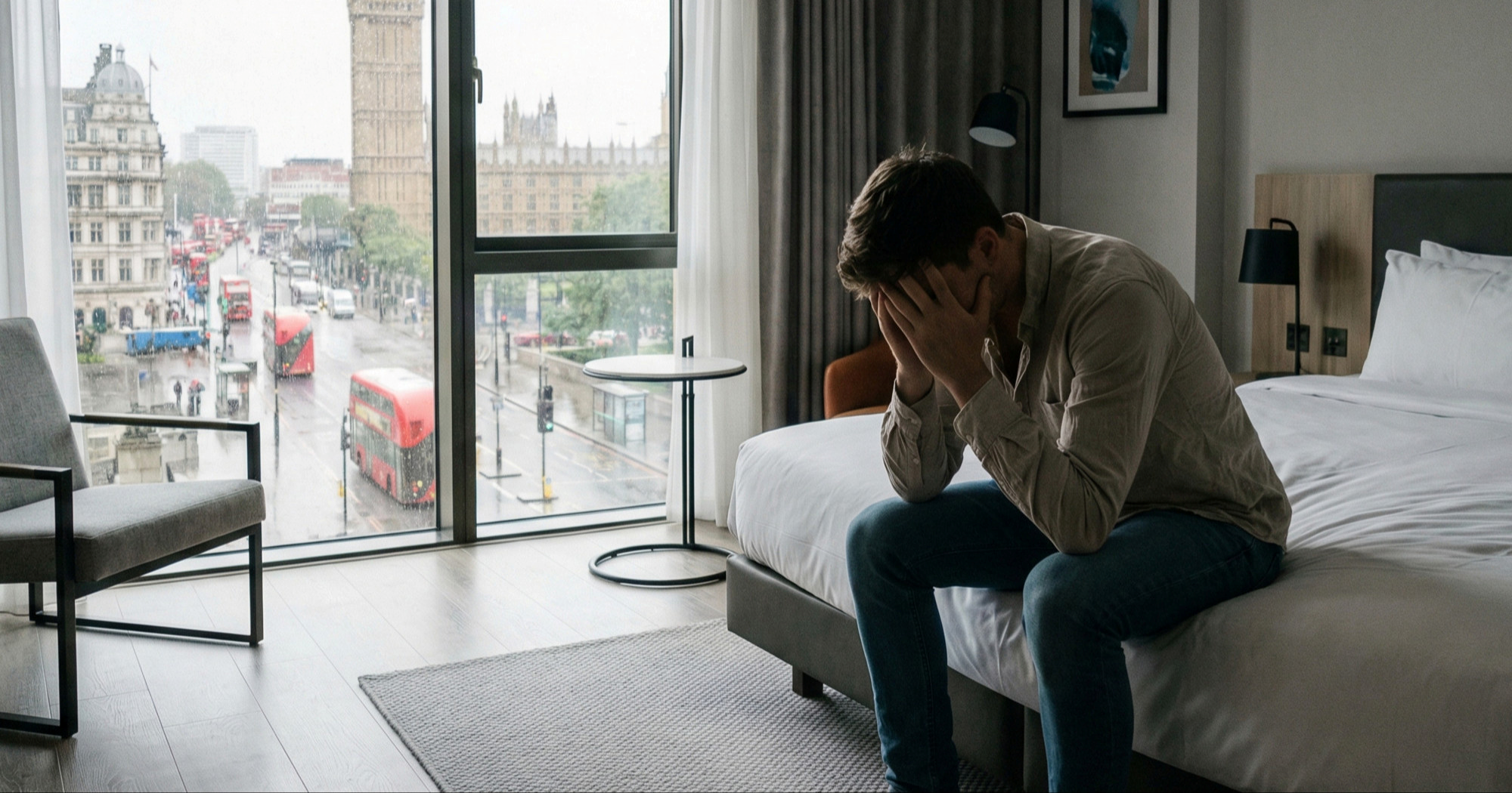Preletio Atlantik da posjeti djevojku u Londonu, prekinula je s njim nakon pet minuta