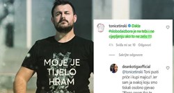Kotiga reklamirao majicu, javio mu se Cetinski s antivakserskim komentarom