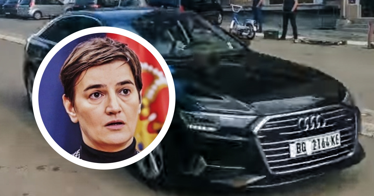 VIDEO I FOTO Brnabić ušla na Kosovo s prelijepljenim srpskim obilježjima na tablicama