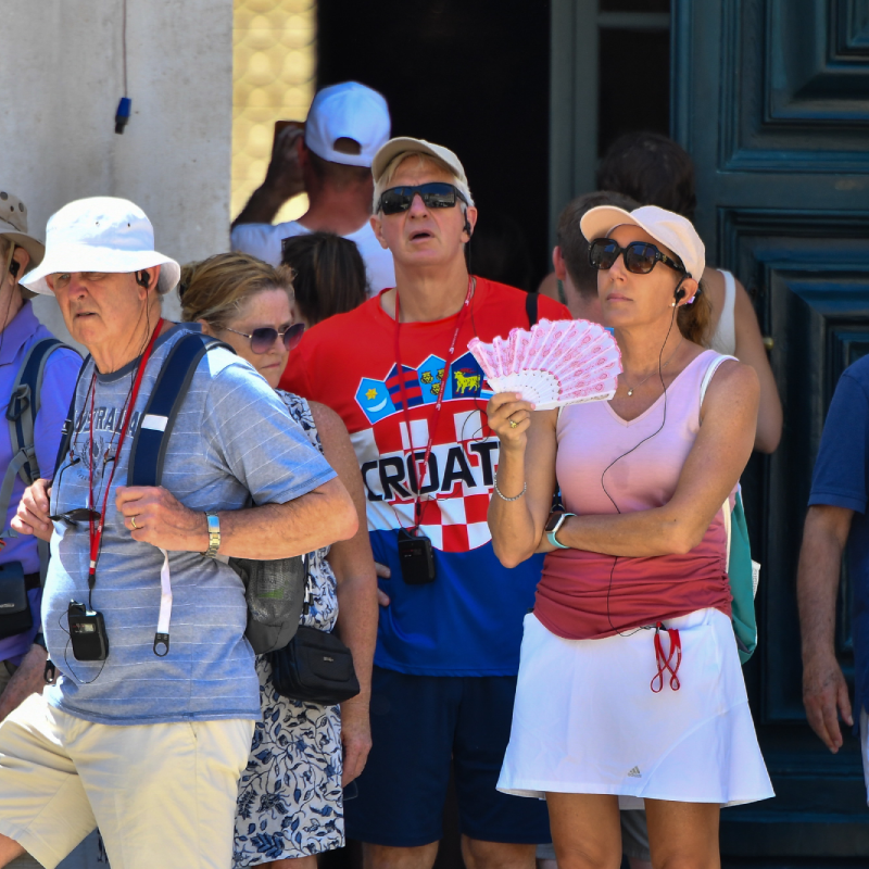 I zastava i grb: Turist u Dubrovniku privukao pažnju majicom