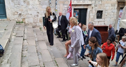 FOTO Rod Stewart stigao na vjenčanje svog sina u Dubrovniku, turisti ga opkolili