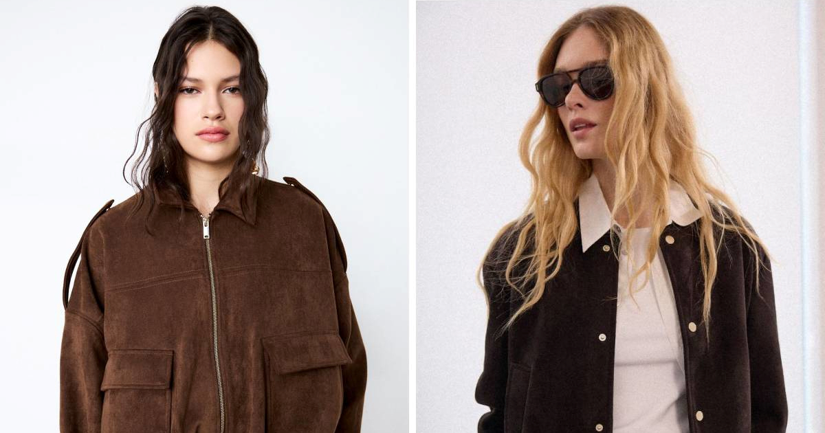 Bomber jakne od brušene kože su proljetni modni hit