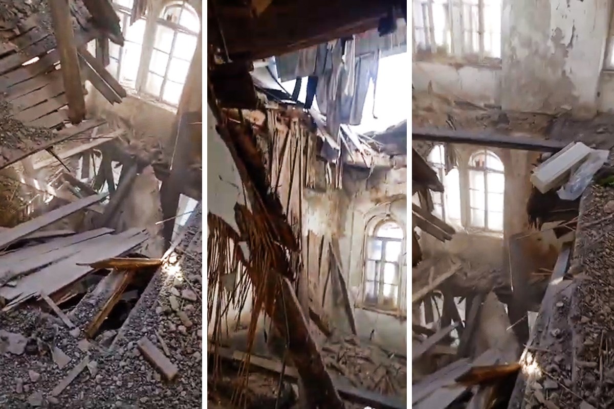 VIDEO U Mostaru se urušio krov Doma zdravlja nakon obilnih kiša