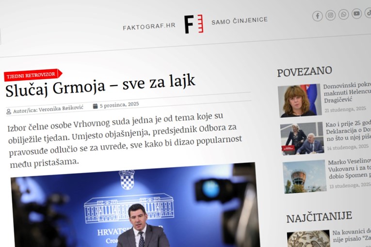 Grmoja: Faktograf i drugi fact-checkeri ugrožavaju slobodu govora