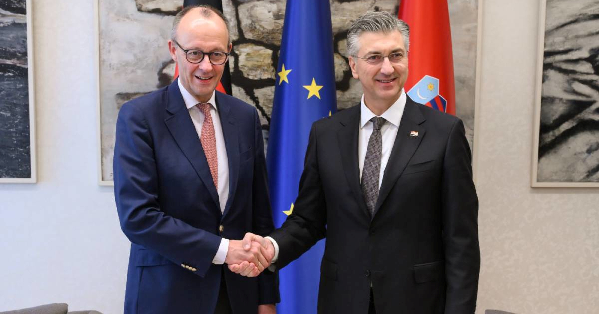 FOTO Plenković i Merz razgovarali u Zagrebu. "Proširenje EU-a ne smije se zapostaviti"