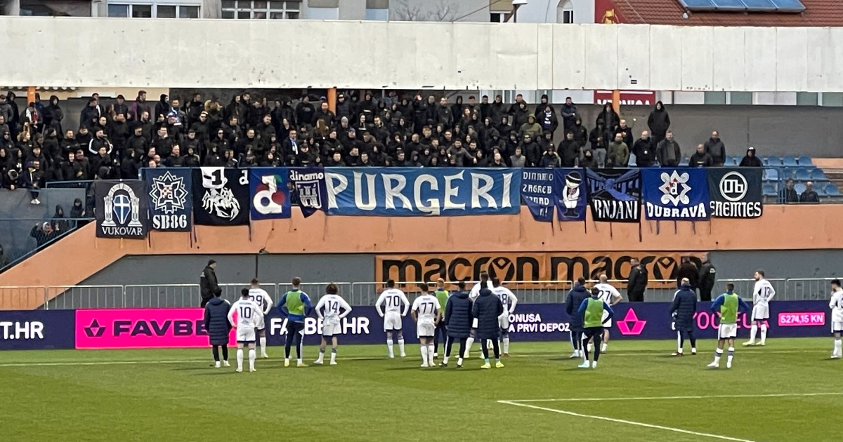 Dinamovi igrači otišli pozdraviti BBB-e. Dočekala ih je tišina, a onda i kritike