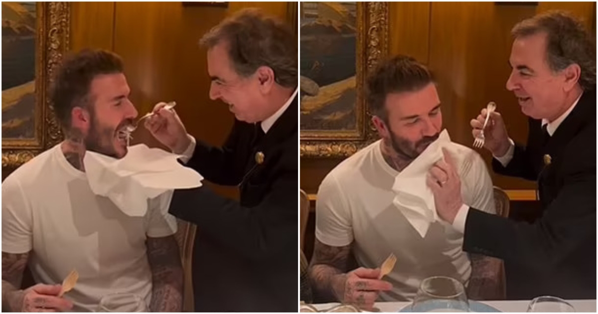 David Beckham večerao morske plodove u skupocjenom restoranu, hranio ga upravitelj