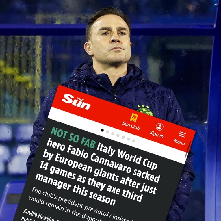 Sun: Europski divovi smijenili su Cannavara