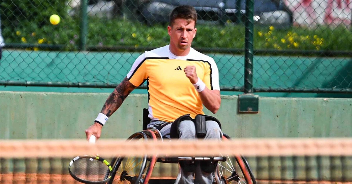 Sa 17 završio u kolicima i imao 105 kg, a danas je višestruki državni prvak u tenisu