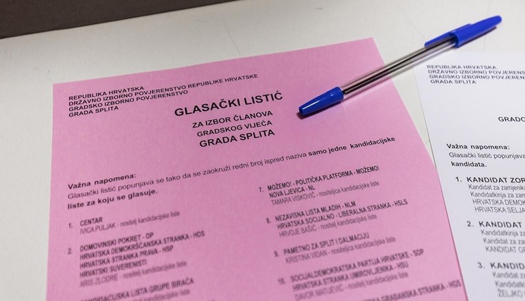 Na prijevremenim izborima u Splitu do 11:30 glasalo 12.36% birača
