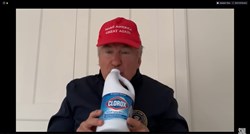 VIDEO Baldwinov Trump pije izbjeljivač i poručuje: "Pustit ćemo ovaj virus da divlja"