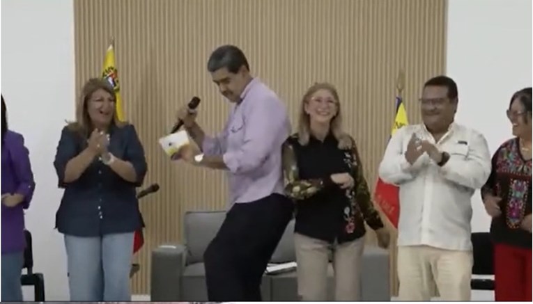 VIDEO Kako je Maduro par dana prije uhićenja plesom iritirao Trumpa