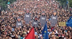 Ogromna kolona ljudi na novom prosvjedu u Beogradu, blokirali autocestu