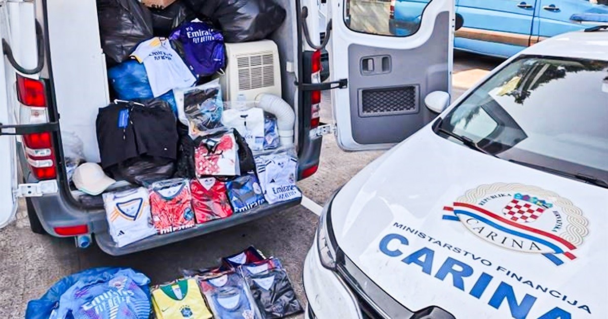 U Splitu zaplijenili lažne dresove, pogledajte